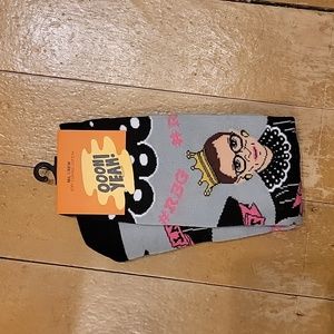 RBG Ruth Bader Ginsburg Socks Size M/L NWT
